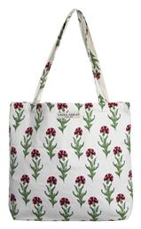 Υφασμάτινη Τσάντα Θαλάσσης Floral Λευκή Laura Ashley