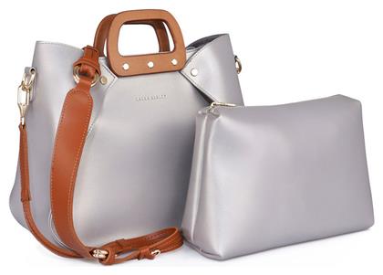 Melville Σετ Γυναικεία Τσάντα Ασημί Laura Ashley