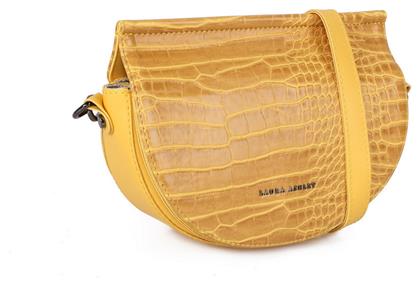 Tarlton Croco Γυναικεία Τσάντα Χιαστί Κίτρινη Laura Ashley