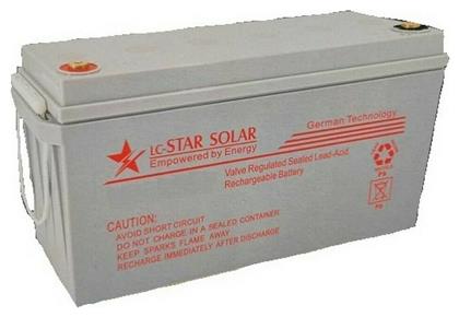 LC-Star Solar Μπαταρία Φωτοβολταϊκών AGM Κλειστού Τύπου 12V 100Ah (690059) - LC Star Solar