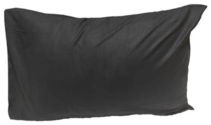 Cotton Line Σετ Μαξιλαροθήκες με Φάσα 50x70εκ. Black Black Le Blanc