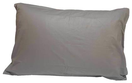 Cotton Line Σετ Μαξιλαροθήκες με Φάσα 50x70εκ. Γκρι Le Blanc