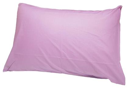 Cotton Line Σετ Μαξιλαροθήκες με Φάσα 50x70εκ. Λιλά Le Blanc