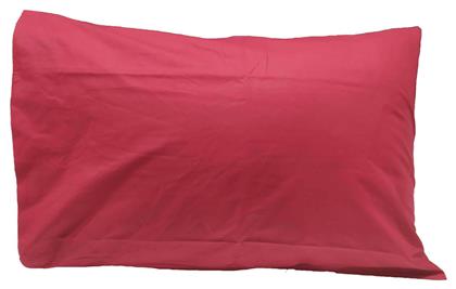 Cotton Line Σετ Μαξιλαροθήκες με Φάσα 50x70εκ. Red Le Blanc