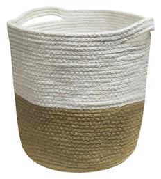 Καλάθι Αποθήκευσης Υφασμάτινο Μπεζ 25x25cm Le Blanc