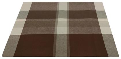 Καρέ Τραπεζομάντηλο Καρό Brown-Beige 140x140εκ. Le Blanc
