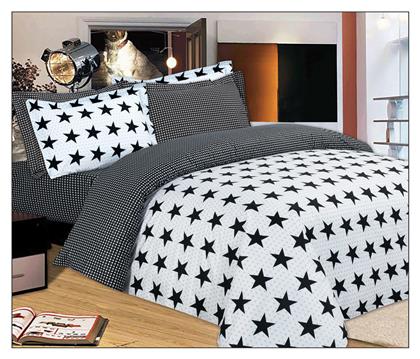 Κουβερλί Υπέρδιπλο Σετ 220x240 Premium Oxford Star Le Blanc