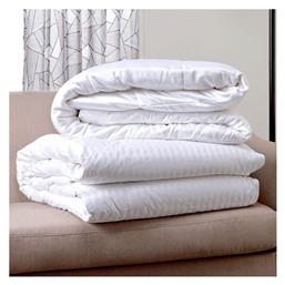 Κουβερλί Ξενοδοχείου Summer Duvet Dobby Stripe 220x240 Λευκό Le Blanc