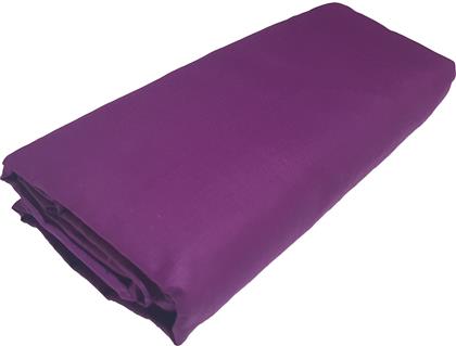 Σεντόνι Μονό με Λάστιχο 100x200x20εκ. Cotton Line Μωβ Le Blanc