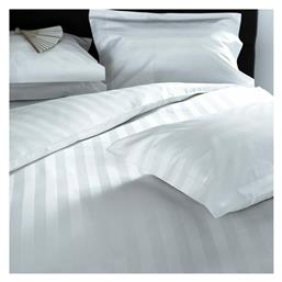 Σεντόνι Ξενοδοχείου Λευκό King Size 295x300 Βαμβακοσατέν Le Blanc