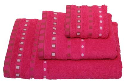 Σετ Πετσέτες Μπάνιου 3τμχ Πεννιέ Ζακάρ Πουά Βάρους 450gr/m² Le Blanc από το Katoikein