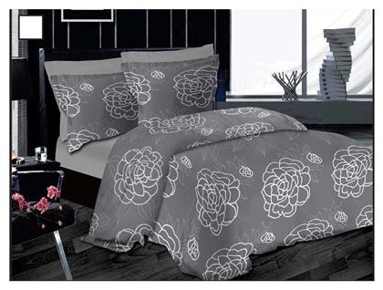 Σετ Σεντόνια Μονά 170x245εκ. Night Lotus Grey Le Blanc