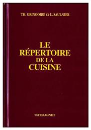 LE REPERTOIRE DE LA CUISINE - Ιδιωτική Έκδοση