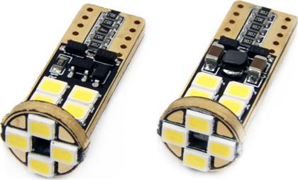 LED Amio Canbus 12SMD 2835 T10 (W5W) White 12V/24V 01636 - AMiO