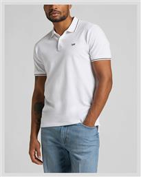 Ανδρικό T-shirt Polo Λευκό Lee