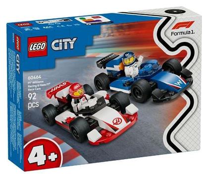 City F1® Williams Racing & Haas F1® Race Cars για 4+ Ετών 92τμχ Lego