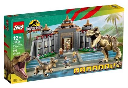Jurassic World Κέντρο Επισκεπτών Επίθεση T. Rex & Ράπτορα για 12+ Ετών 693τμχ Lego