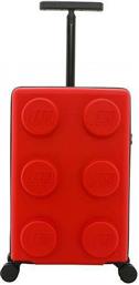 Lego Trolley Small Brick 2x3 Βαλίτσα Καμπίνας με ύψος 56cm σε Κόκκινο χρώμα