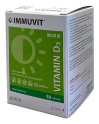 Immuvit Vitamin D3 Βιταμίνη 60 κάψουλες Leriva Pharma