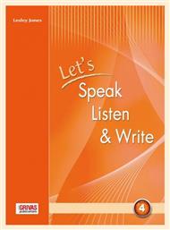 Let's Speak, Listen And Write 4: Student's Book - Grivas Publications