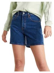 Levi's 501 Γυναικείο Τζιν Ψηλόμεσο Σορτς Μπλε - Levis
