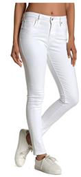 Levi's 721 Ψηλόμεσο Γυναικείο Jean Παντελόνι σε Skinny Εφαρμογή Western White - Levis