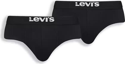 Levi's Ανδρικά Σλιπ Μαύρα Μονόχρωμα 2Pack - Levis