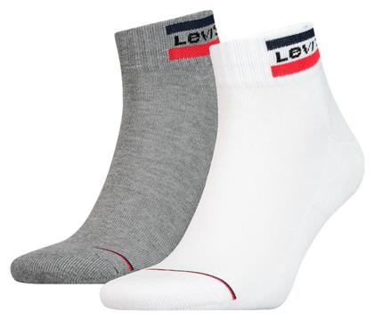 Levi's Ανδρικές Κάλτσες Grey / White 2Pack - Levis