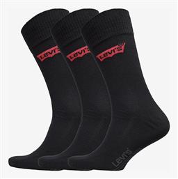 Levi's Ανδρικές Κάλτσες Μαύρες 3Pack - Levis
