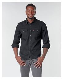 Levi's Barstow Western Standard Ανδρικό Πουκάμισο με Κανονική Γραμμή Μακρυμάνικo Μαύρο από το Altershops