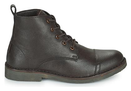 Levi's Δερμάτινα Ανδρικά Αρβυλάκια Dark Brown - Levis