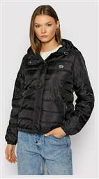 Levi's Edie Κοντό Γυναικείο Puffer Μπουφάν για Χειμώνα Μαύρο - Levis