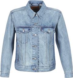 Levi's ExBoyfriend Trucker Anthem Κοντό Γυναικείο Τζιν Μπουφάν Μπλε από το Cosmossport