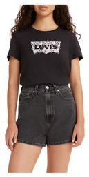 Levi's Γυναικείο T-shirt Μαύρο. Levis
