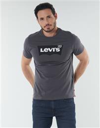 Levi's Housemark Graphic Ανδρικό T-shirt Με Λογότυπο Γκρι 22489-0248 από το Notos