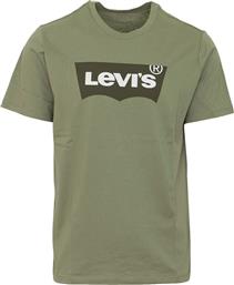 Levi's Housemark Graphic Ανδρικό T-shirt Χακί με Λογότυπο από το Cosmos Sport