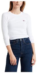 Levi's Μακρυμάνικη Χειμερινή Γυναικεία Μπλούζα Λευκή - Levis