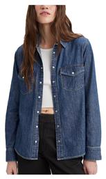 Levi's Μακρυμάνικο Γυναικείο Τζιν Πουκάμισο Μπλε - Levis