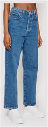 Levi's Ribcage Ψηλόμεσο Γυναικείο Jean Παντελόνι σε Κανονική Εφαρμογή Medium Indigo από το Cosmossport