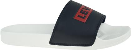 Levi's Slides σε Μαύρο Χρώμα από το MybrandShoes