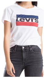 Levi's The Perfect Graphic Γυναικείο Αθλητικό T-shirt Λευκό - Levis