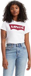 Levi's The Perfect Mineral Γυναικείο T-shirt Λευκό με Στάμπα από το Altershops