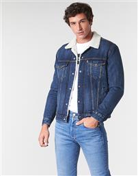 Levi's Τζιν Μπλε Type 3 Sherpa Trucker Μπουφάν από το Altershops