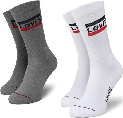 Levi's Unisex Μονόχρωμες Κάλτσες Πολύχρωμες 2Pack - Levis