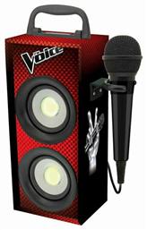 Σύστημα Karaoke με Ενσύρματo Μικρόφωνo Voice σε Κόκκινο Χρώμα Lexibook