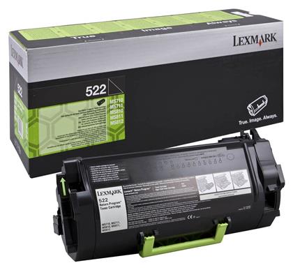 522 Toner Laser Εκτυπωτή Μαύρο Return Program 6000 Σελίδων (52D2000) Lexmark