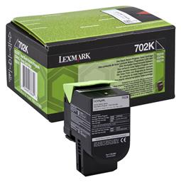 702K Γνήσιο Toner Laser Εκτυπωτή Μαύρο Return Program 1000 Σελίδων (70C20K0) Lexmark