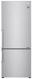 GBB569NSAFB Ψυγειοκαταψύκτης 462lt Total NoFrost Inox LG