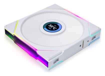UNI FAN TL LCD Case Fan 140mm Λευκό Lian Li