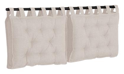 Κεφαλάρι Κρεβατιού από Ύφασμα Off White 70x10x70cm 09-2110 2τμχ Liberta
